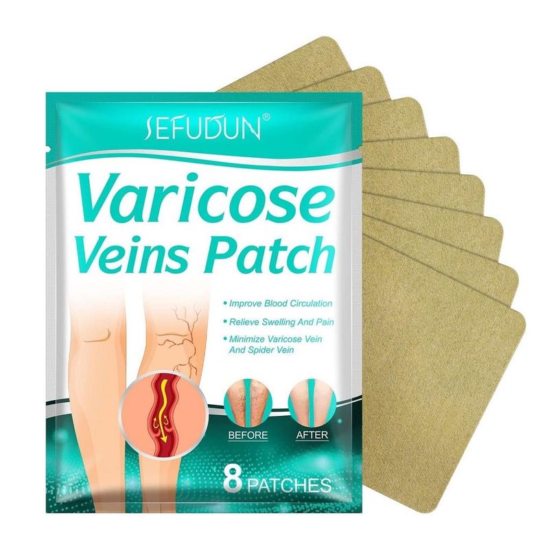 GENERICO - Parche para varices alivia venas hinchadas y dolores 8 PCS