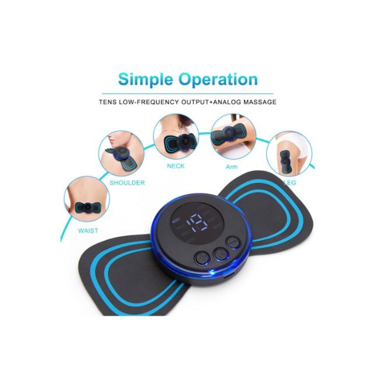 GENERICO - Mini masajeador muscular recargable