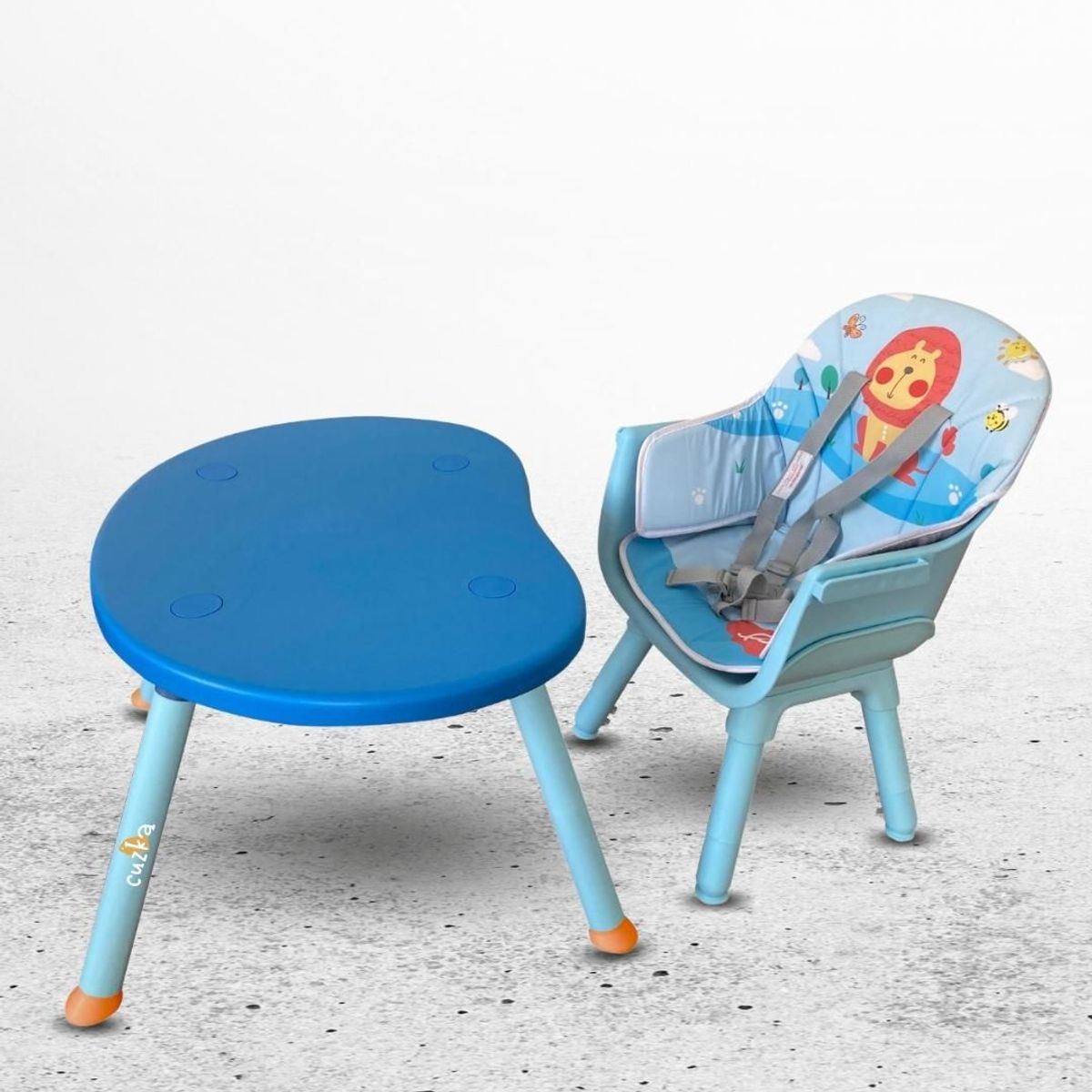 BABY KITS - Silla Carpeta 3 en 1 BABY KITS «NEW BISTRO» BLUE