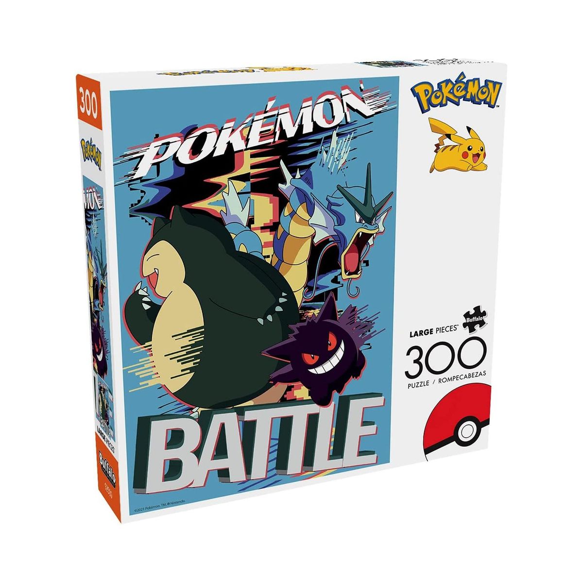 BUFFALO - Pokemon Rompecabezas 300 piezas Snorlax Gyarados Gengar