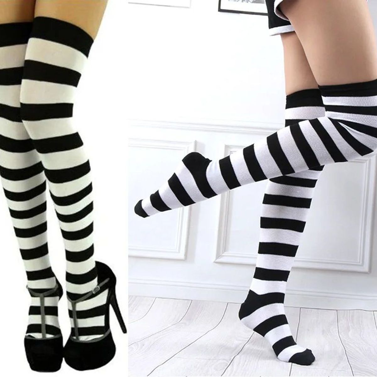 GENERICO - Medias coreanas calcetín lago de spandex y algodón