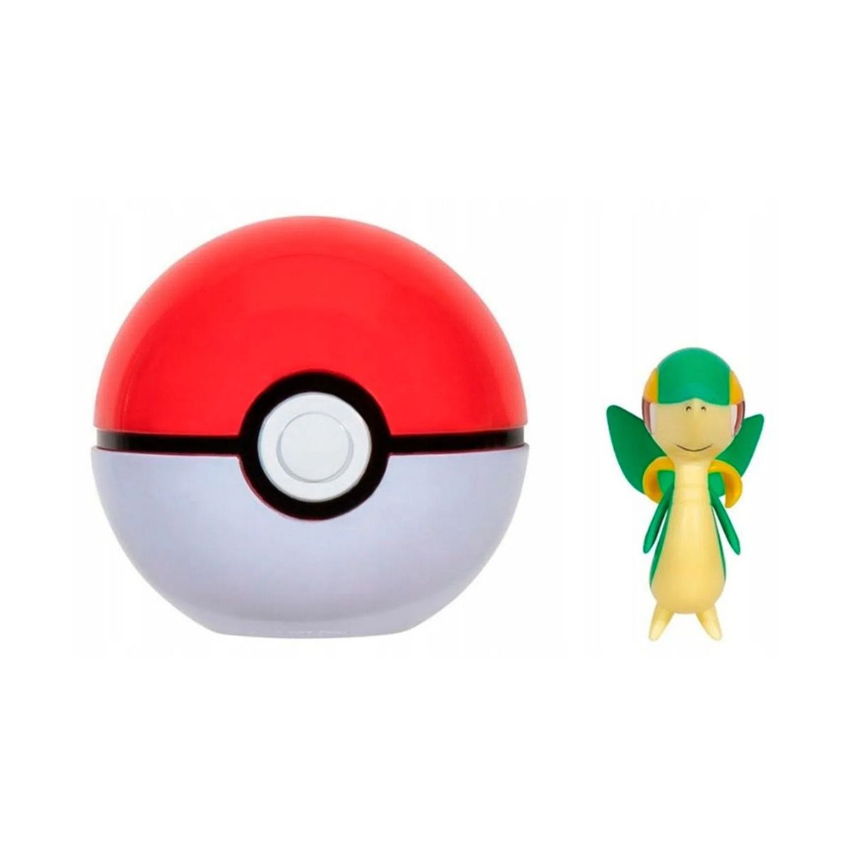 JAZWARES - Pokemon Clip Snivy Con Pokebola