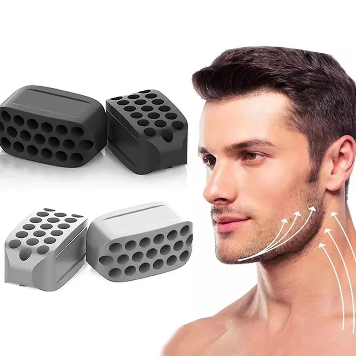 GENERICO - Ejercitador Mandibular, reduce papada 4 und