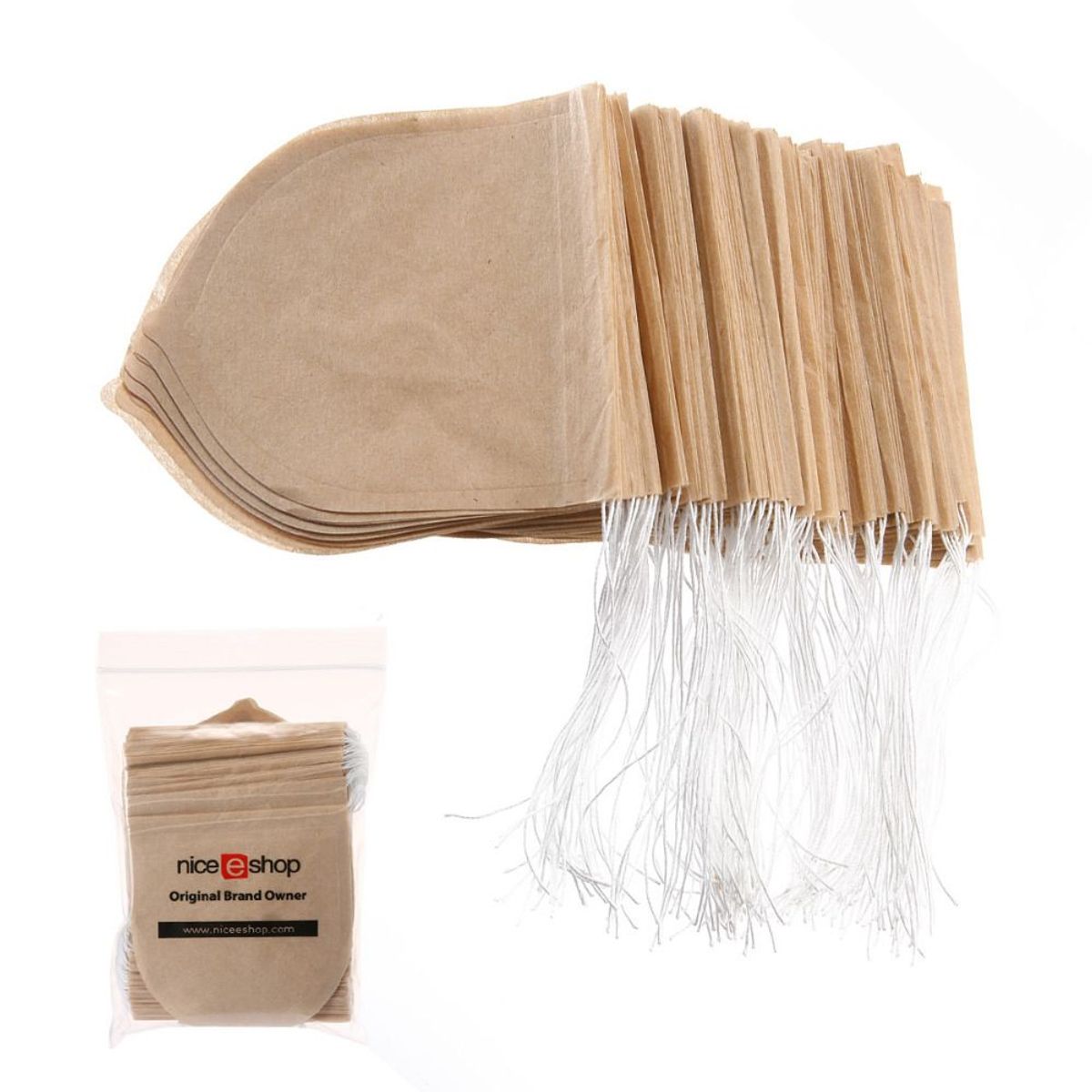 LA SEMILLITA PERUANA - 100 Filtrante papel filtro circular beige7.4x7xcm