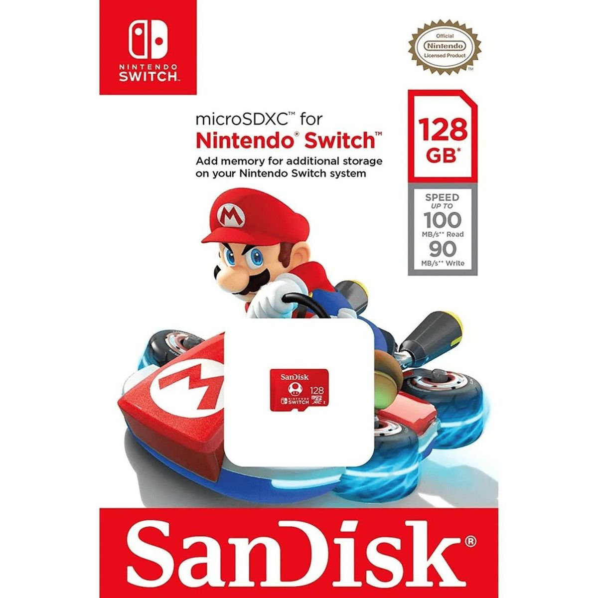 SANDISK - Sandisk Memoria Micro SDXC 128GB Para Nintendo Switch