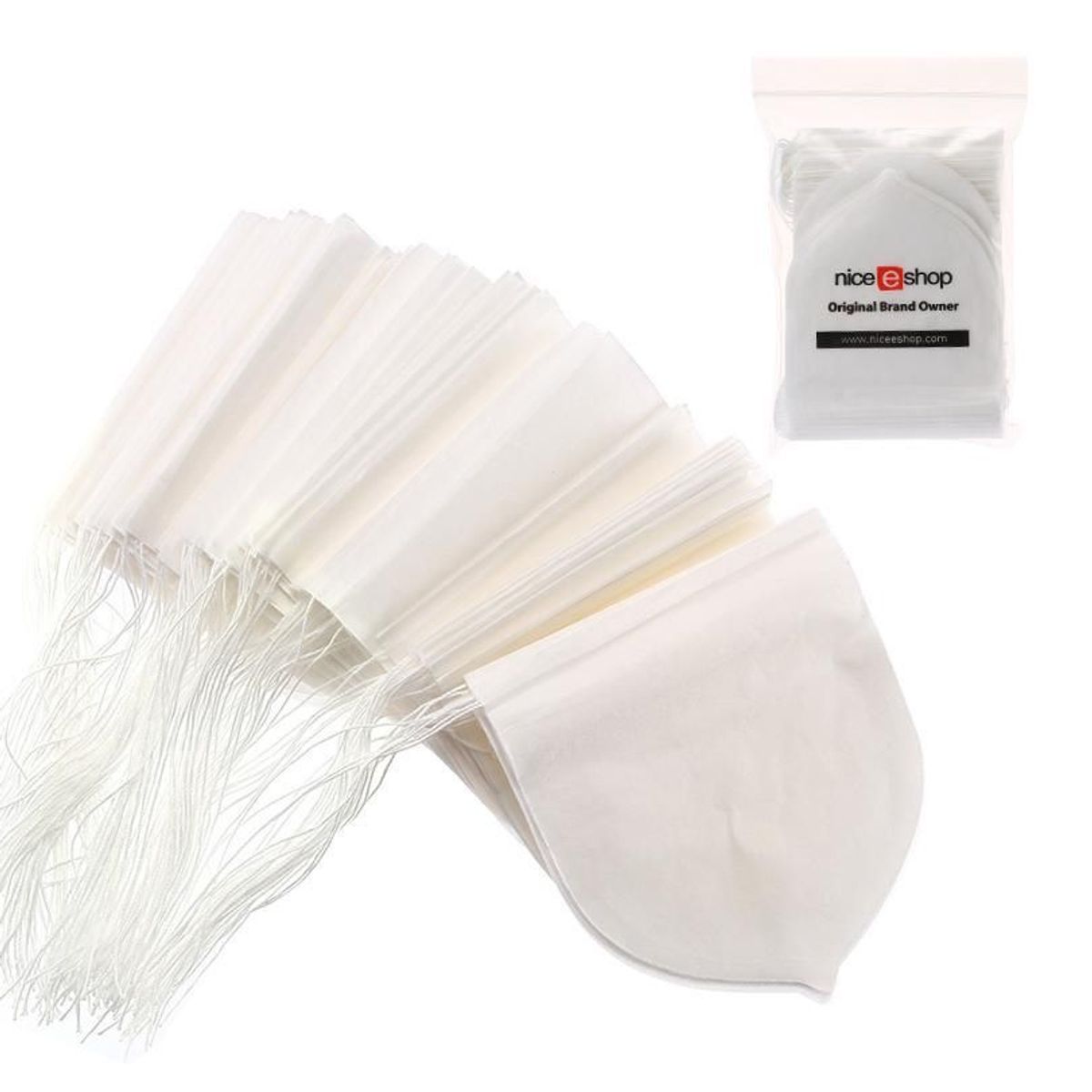 GENERICO - 50 Filtrante papel filtro circular blanco 6.4x6cm