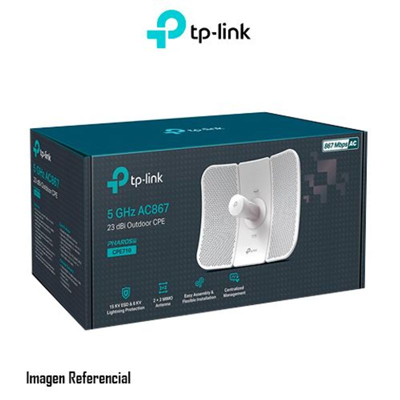TP LINK - ACCESS POINT TP-LINK CPE710 5GHZAC 867 MBPS 23DBI P/N: CPE710