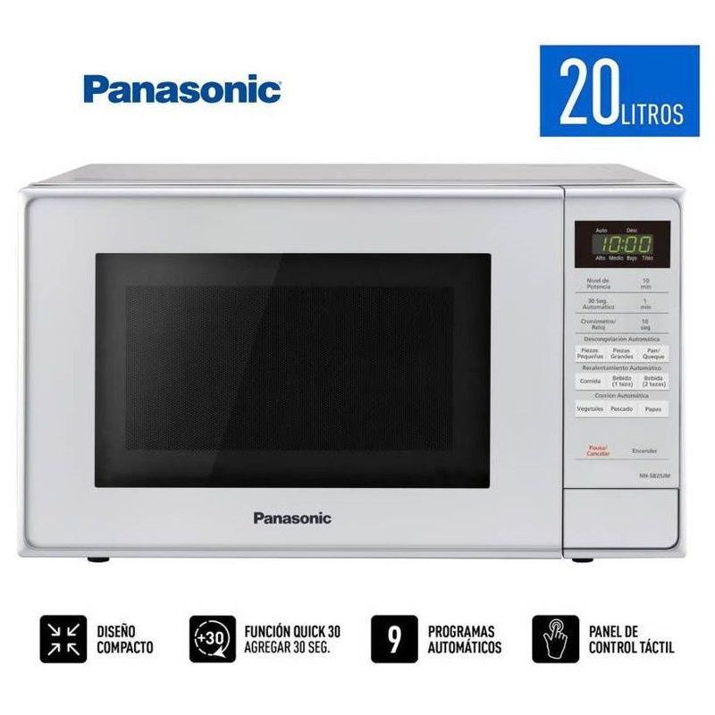 PANASONIC - Horno Microondas NN-SB25JMRPK 20 Litros