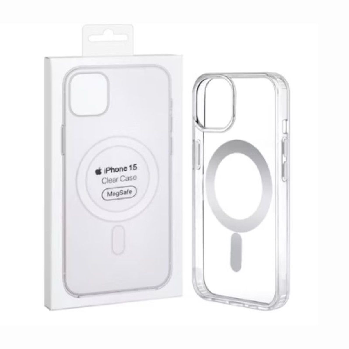 CASE - Case TPU Transparente Con Magsafe Para Iphone 15