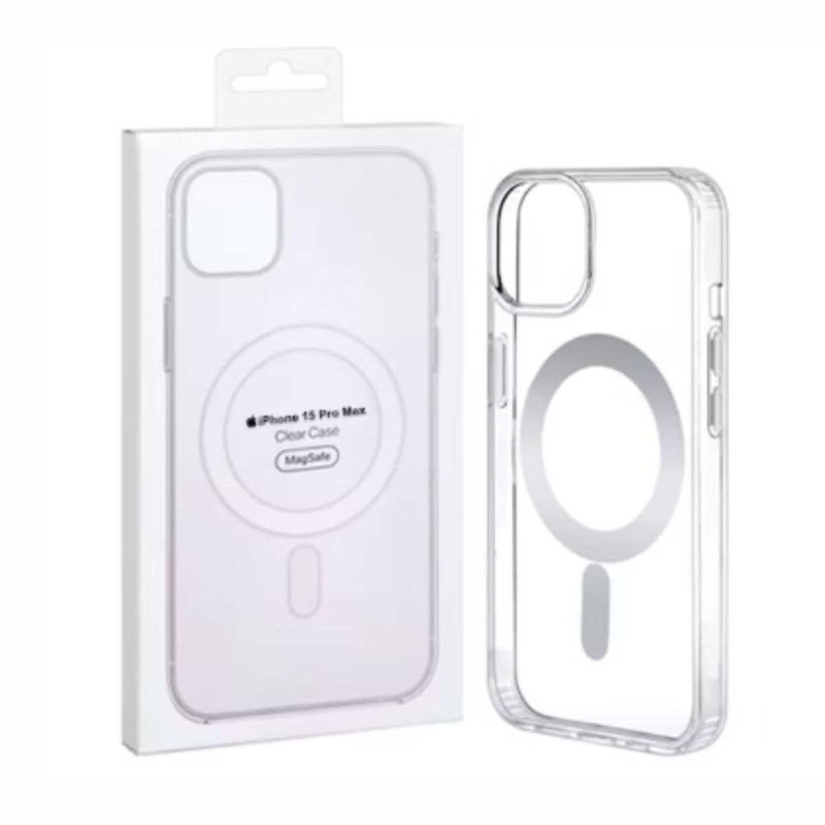 CASE - Case TPU Transparente Con Magsafe Para Iphone 15 Pro Max