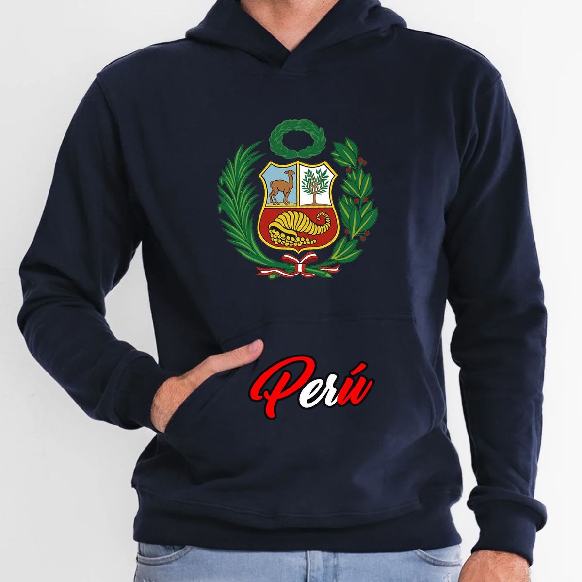 GENERICO - Polera con capucha Perú