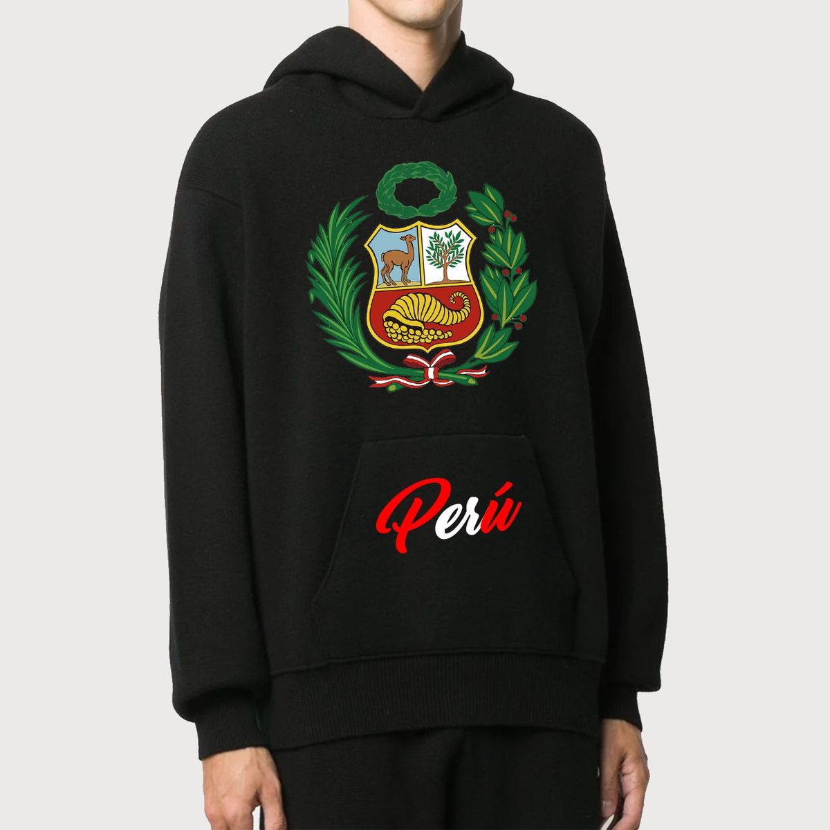 GENERICO - Polera con capucha Perú