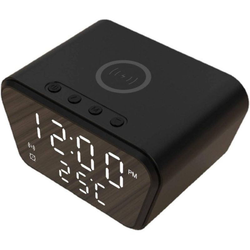 GENERICO - DESPERTADOR FECHA TEMPERATURA CARGADOR INALÁMBRICO