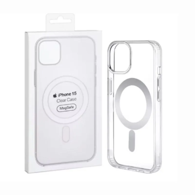 CASE - Case TPU Transparente Con Magsafe Para Iphone 15