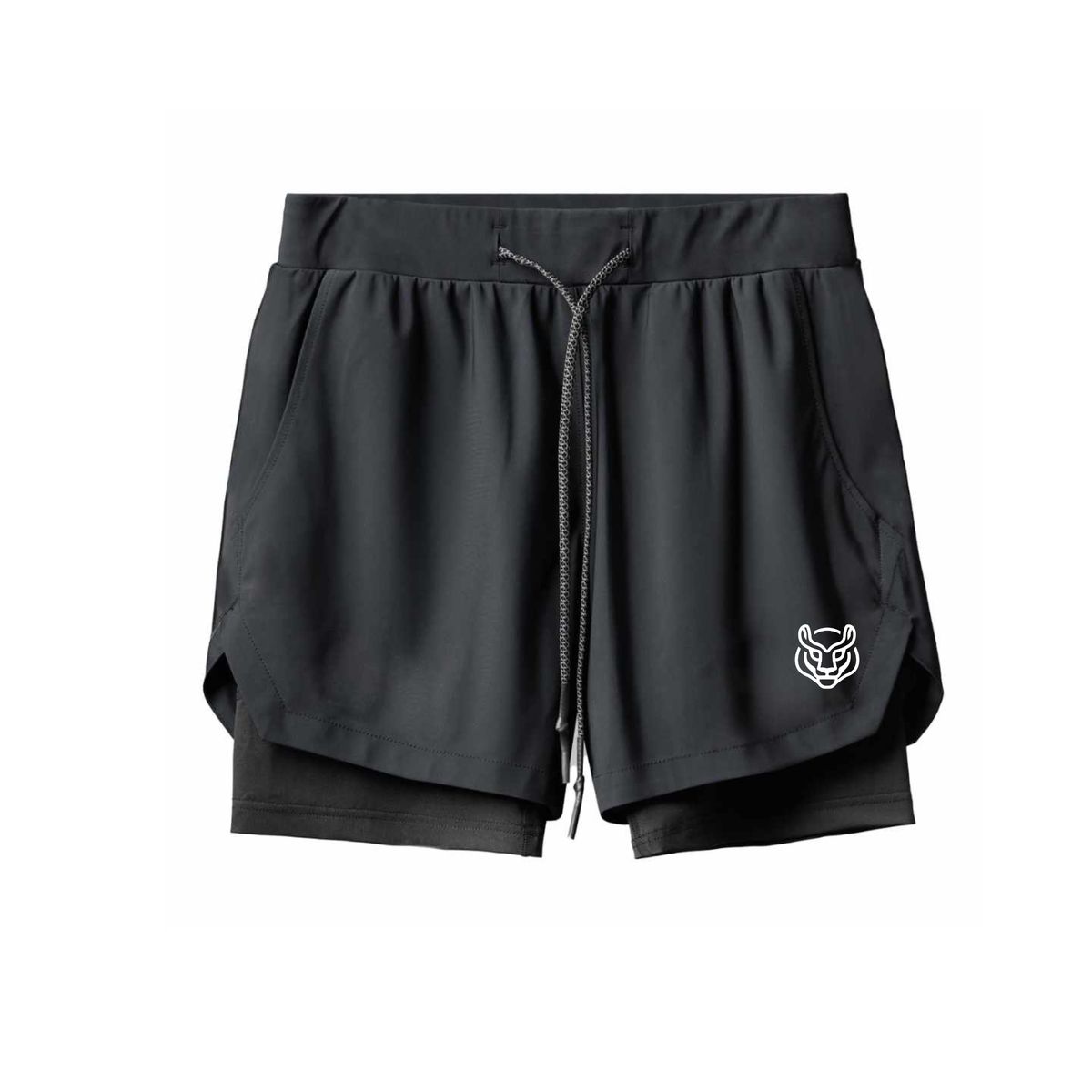 IGNIS GUARD SPORTSWEAR - SHORT DEPORTIVO PARA HOMBRE 2 EN 1 - IGNIS GUARD