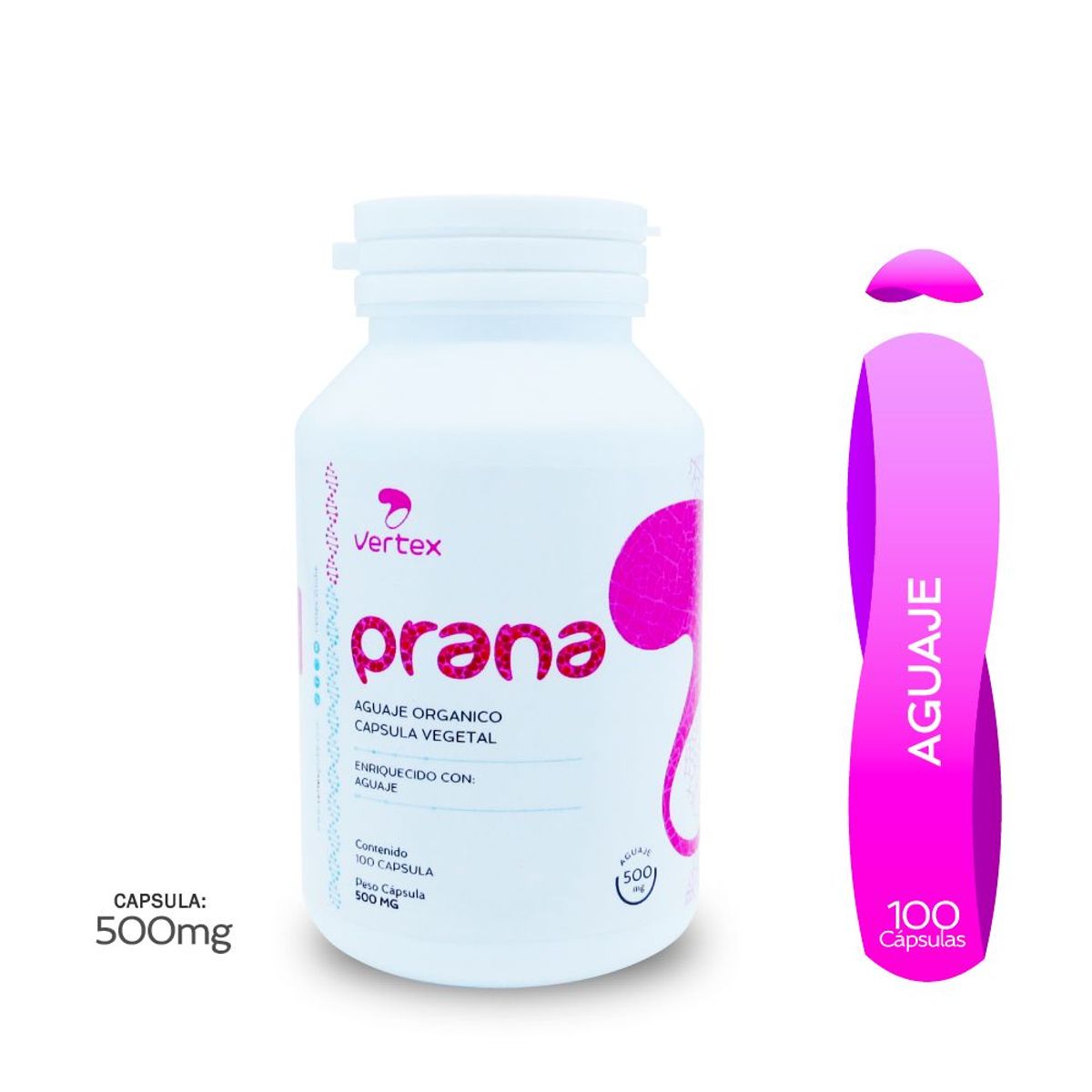 GENERICO - PRANA AGUAJE PURO NATURAL EN CAPSULA