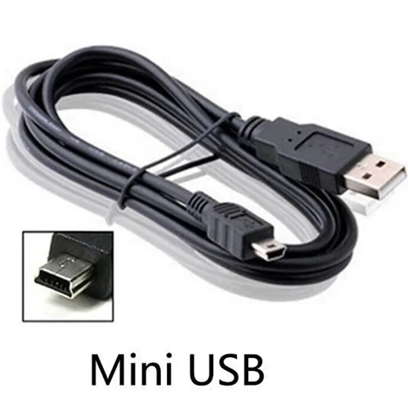 GENERICO - Cable USB 2.0 a Mini USB V3 5 pines 1.8 Metros con Filtro Trautech