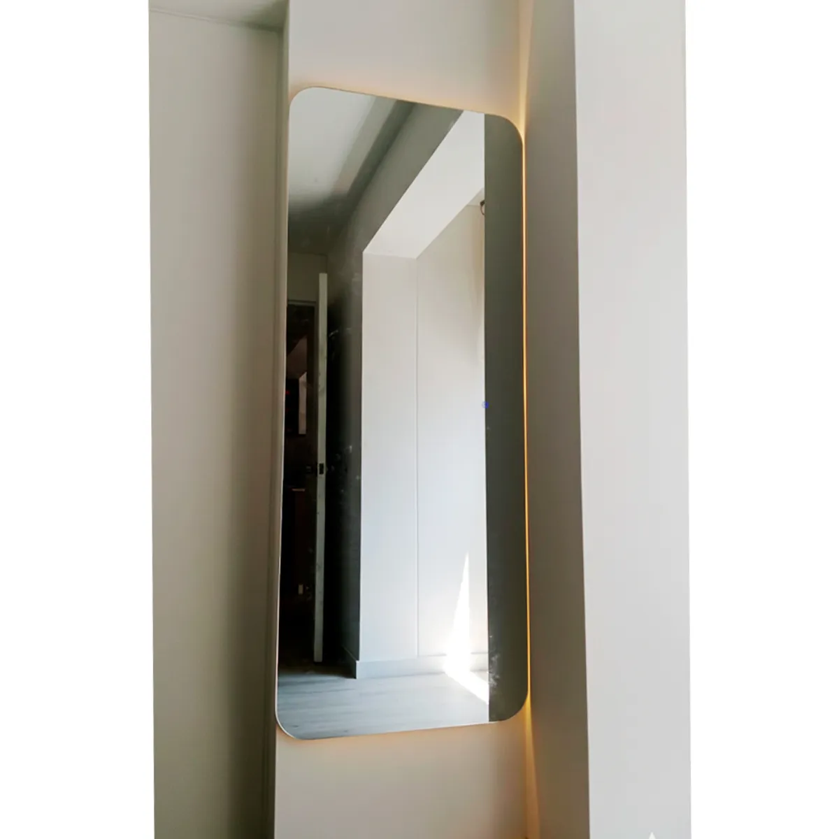 GENERICO - Espejo Cuerpo Entero Táctil Con Iluminación Led 3 tonos 150 x 60cm