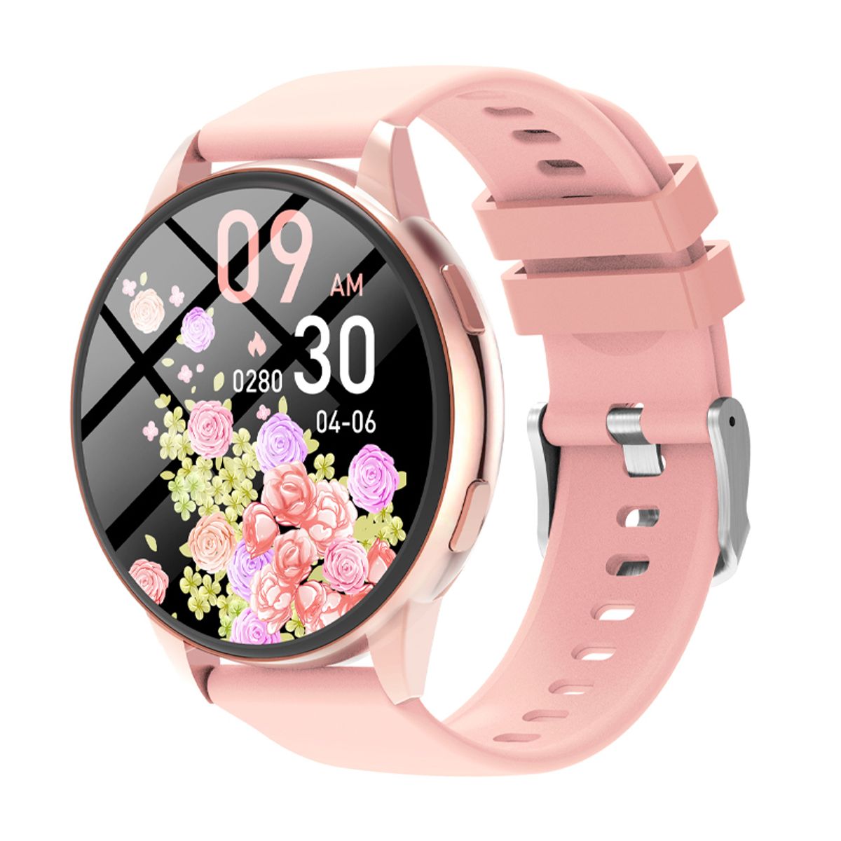 TOUMI - Toumi Fit 4 Pro De reloj inteligente de 1,5 pulgadas 390*390-Rosa