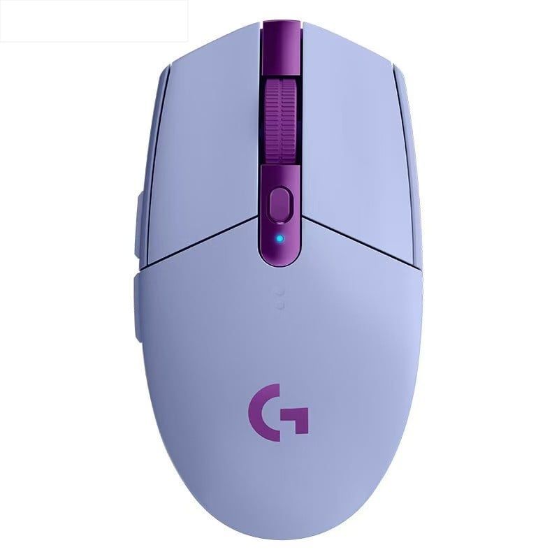 LOGITECH - Mouse Inalámbrico Logitech Lightspeed G304 Gamer Ratón Morado