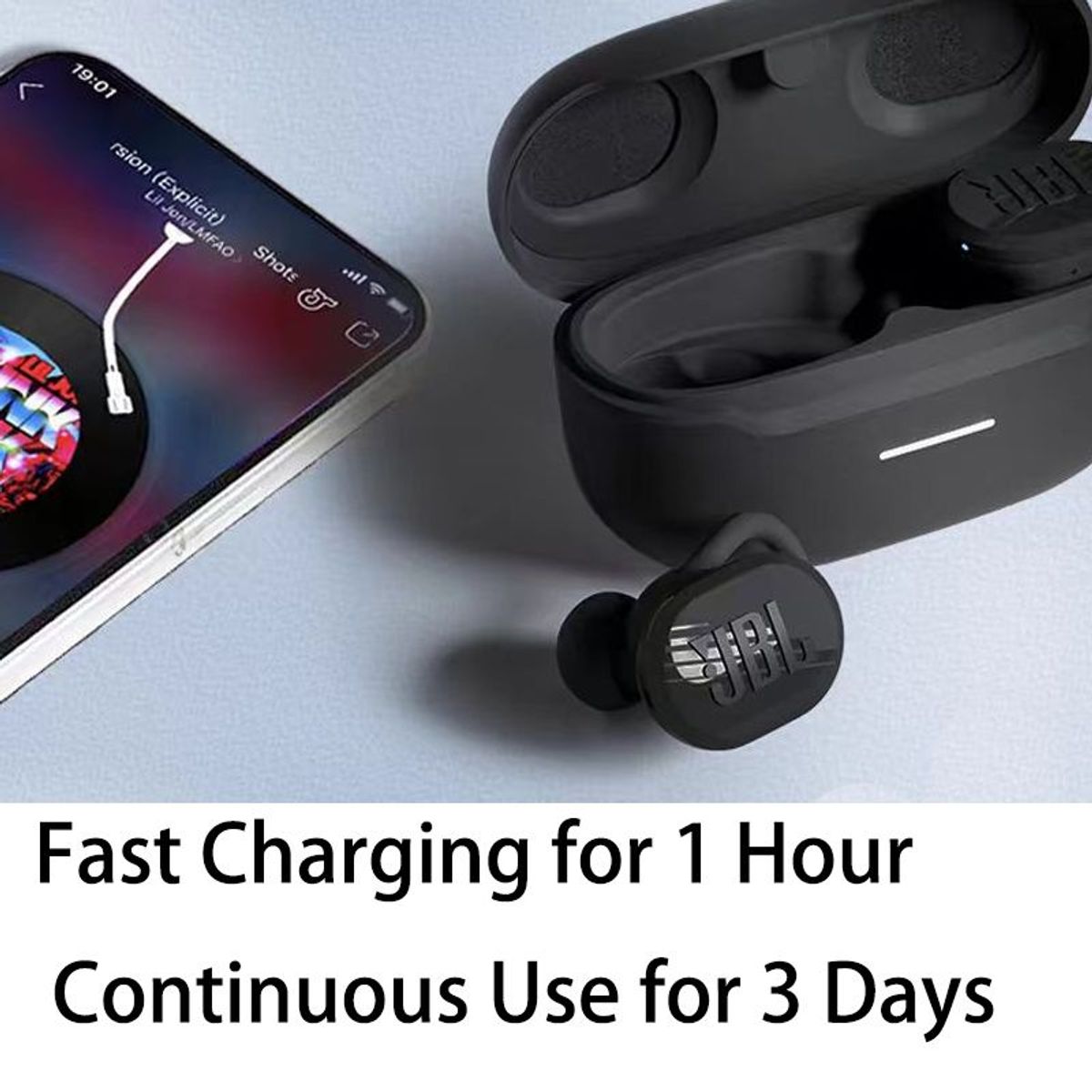 JBL - Audífonos JBL Endurance Race TWS  Inalámbricos Bluetooth - Negro