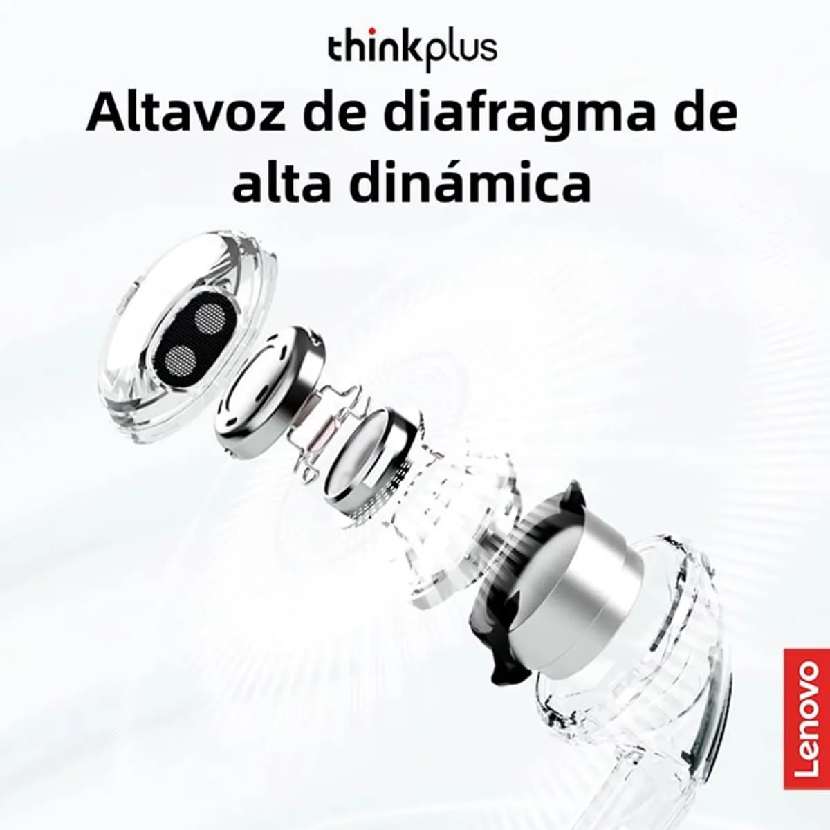 LENOVO - Audífonos Bluetooth Lenovo LP2 PRO BT54 Morado