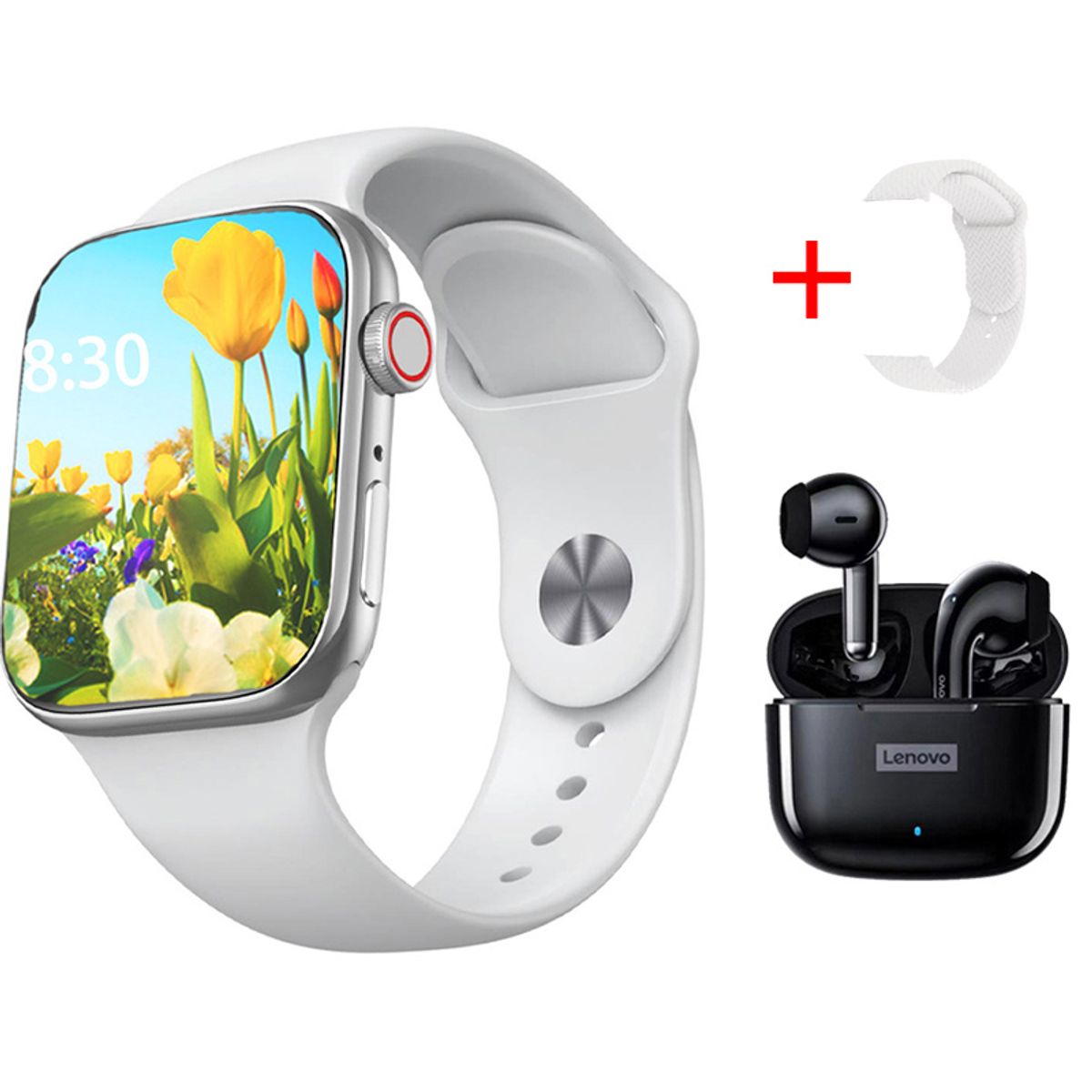 LENOVO - Audífonos Lenovo LP40 Pro-Negro y Smartwatch GT-T2 PRO-W MAX 2.3 inch