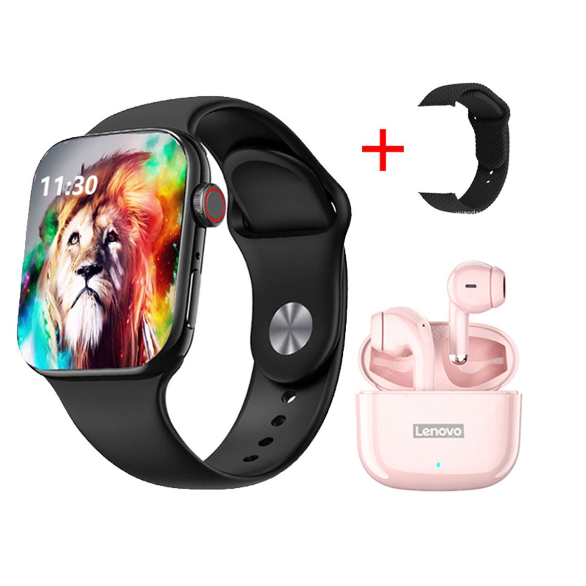 LENOVO - Audífonos Lenovo LP40 Pro-Roda y Smartwatch GT-T2 PRO-B MAX 2.3 inch