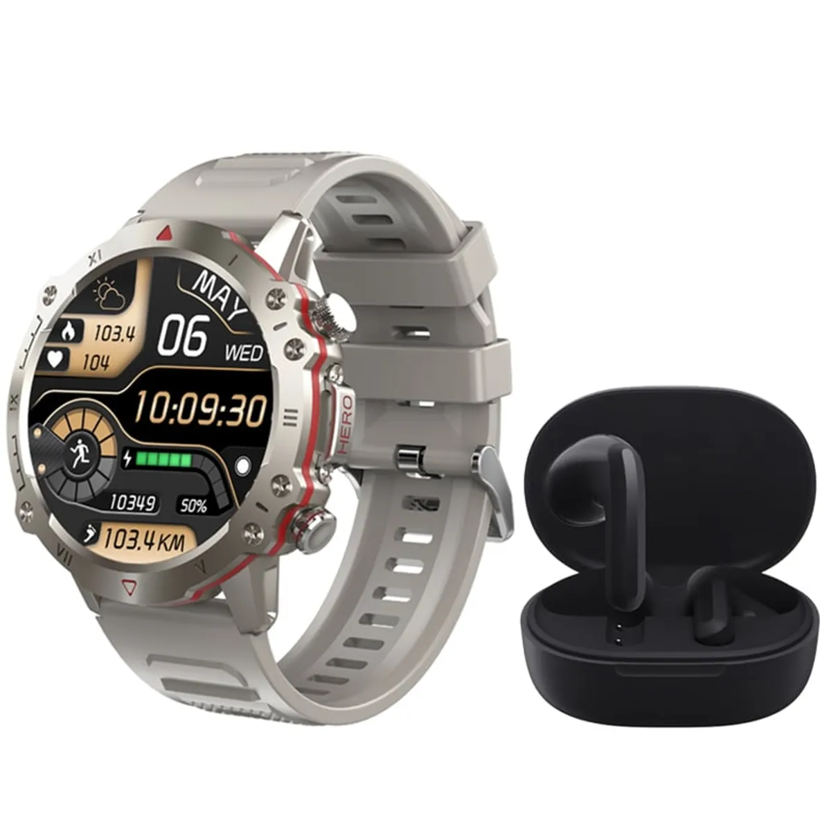 XIAOMI - Reloj inteligente Toumi GT-D Amoled y Xiaomi Buds 4 Lite De Audífonos