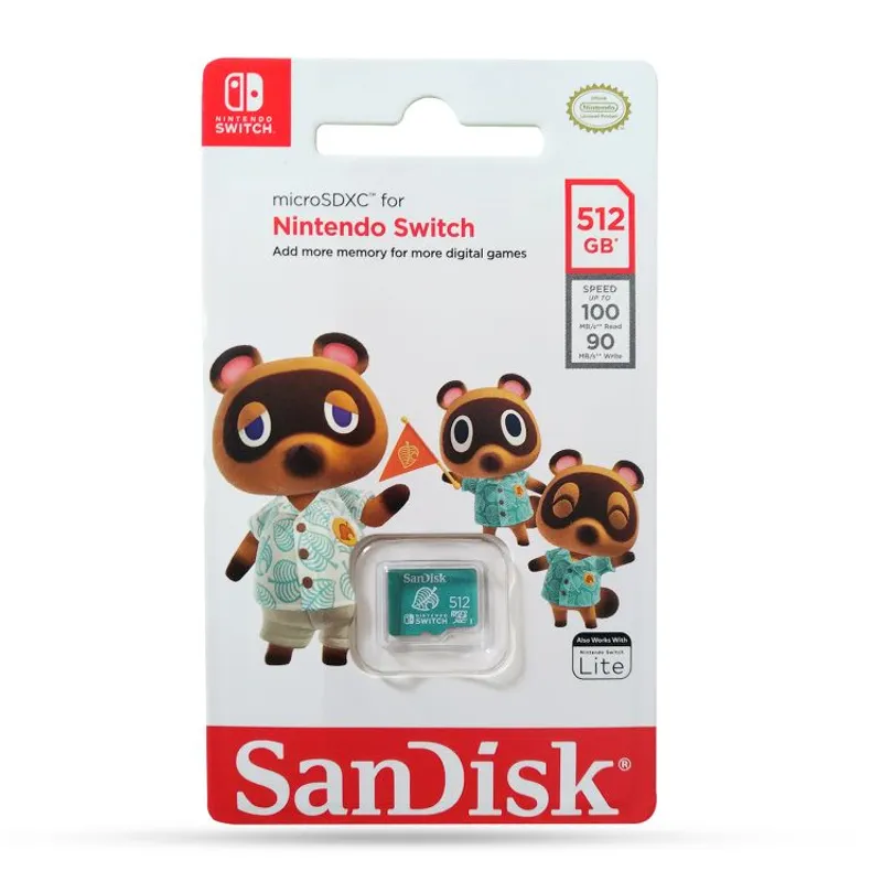 SANDISK - Sandisk Memoria MicroSDXC 512GB Para Nintendo Switch 100MbS