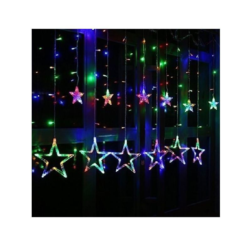 GENERICO - LUCES NAVIDEÑA ESTRELLAS MULTICOLOR