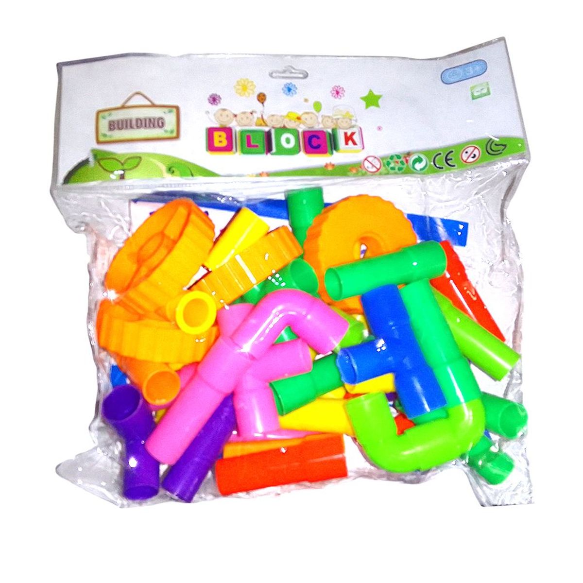 GENERICO - JUEGO EDUCATIVO - ESTIMULA LA INTELIGENCIA - TUBOS Y RUEDAS