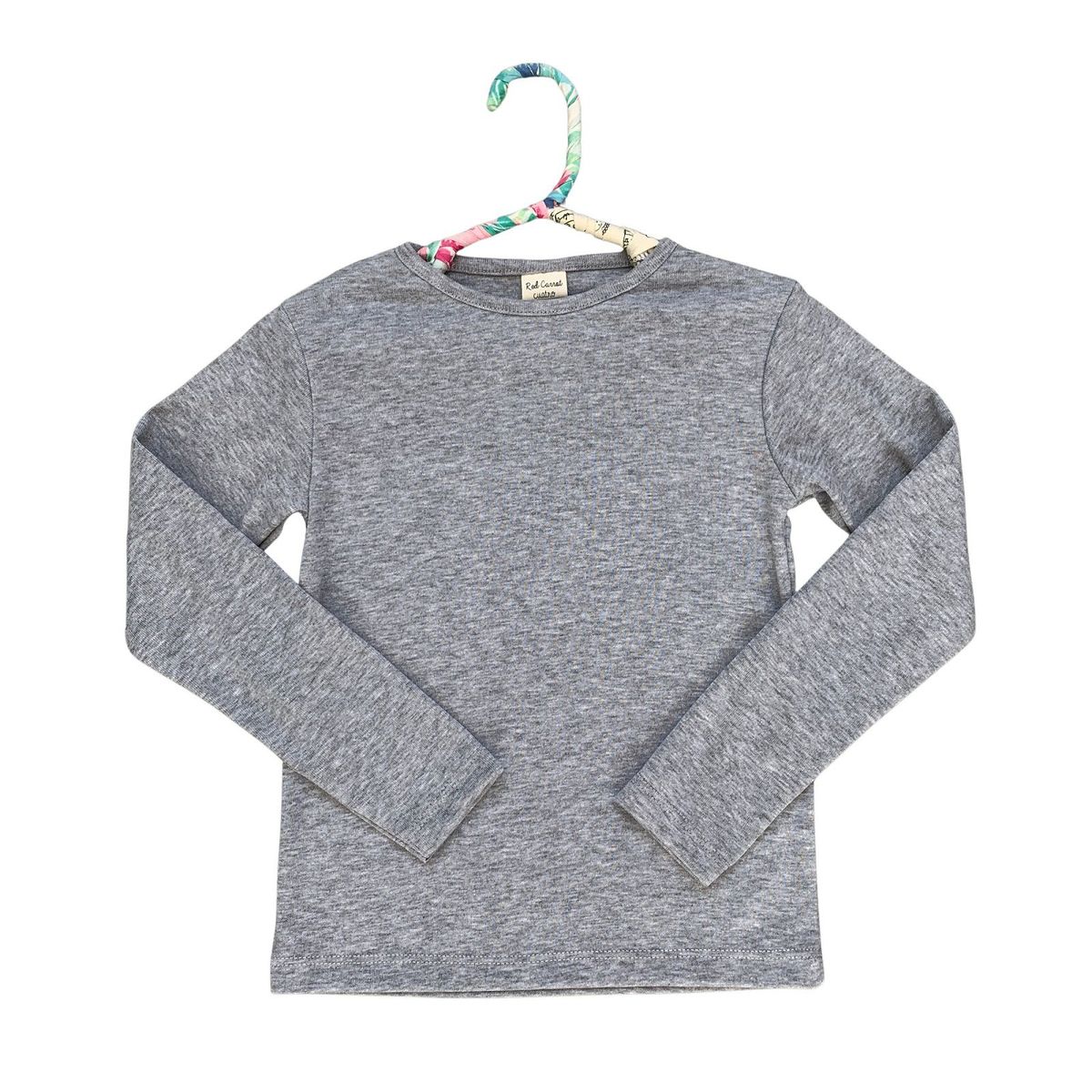 RED CARROT - Polo unisex manga larga algodon gris