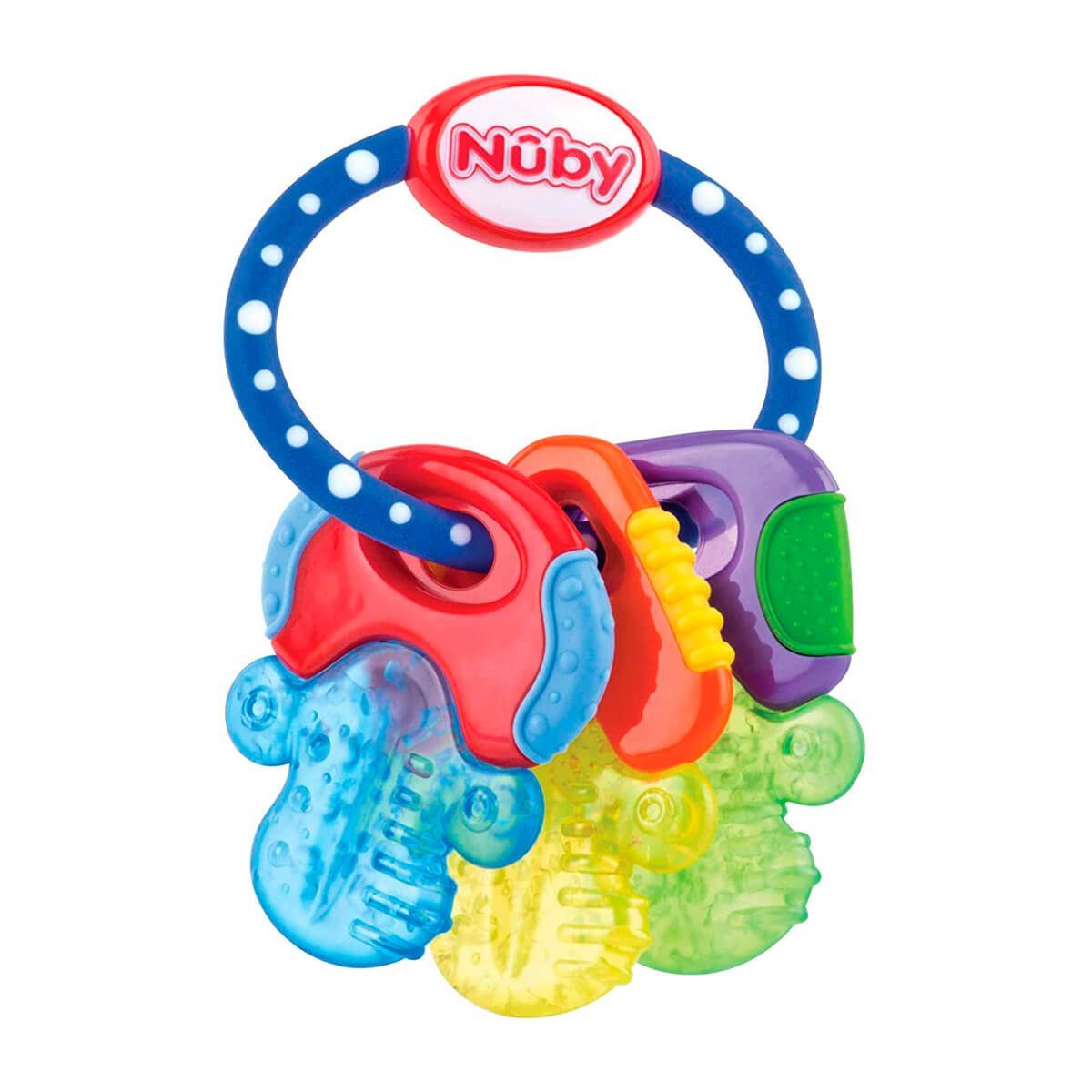 NUBY - Mordedor de Gel Tres Llaves Nuby