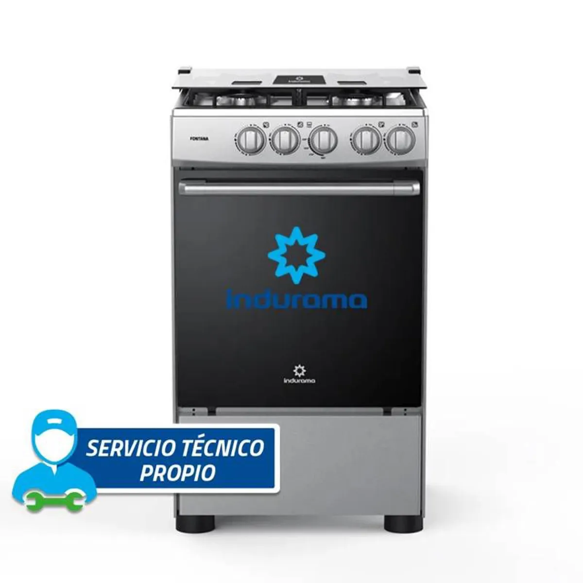 INDURAMA - Cocina Gas 4 Hornillas FONTANA