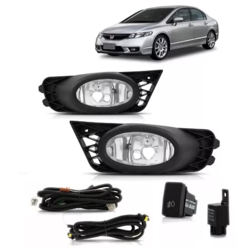 GENERICO - FAROS NEBLINEROS HONDA CIVIC 2009 2010 2011 2012