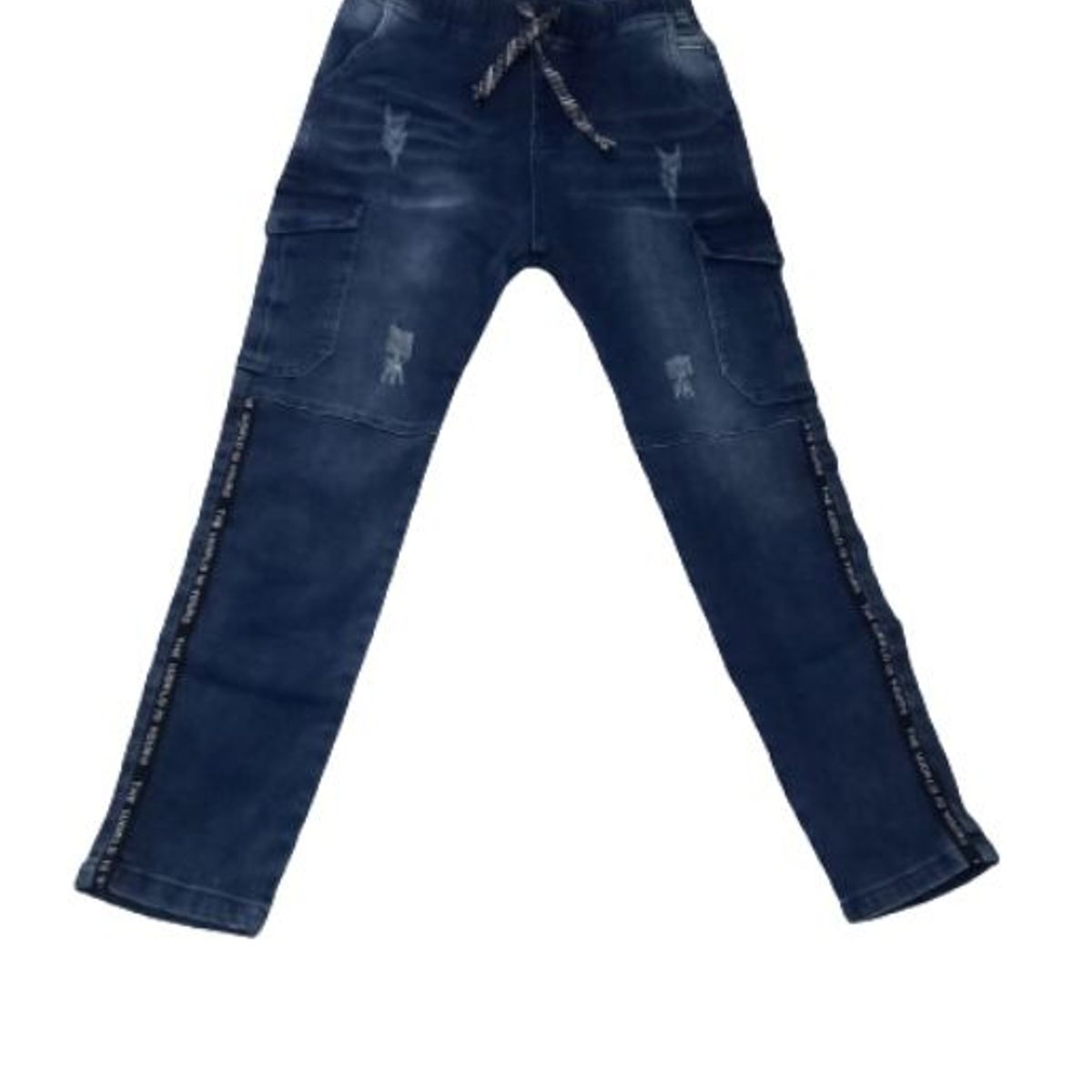 GENERICO - JOGGER JEAN RAZGADO PARA HOMBRE