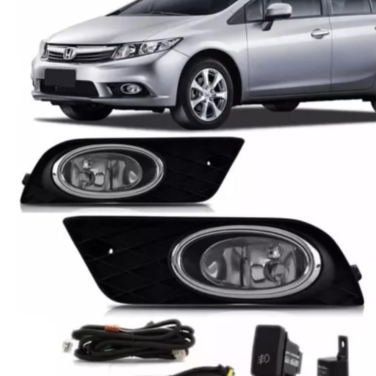 GENERICO - FAROS NEBLINEROS HONDA CIVIC 2013 2014 2015