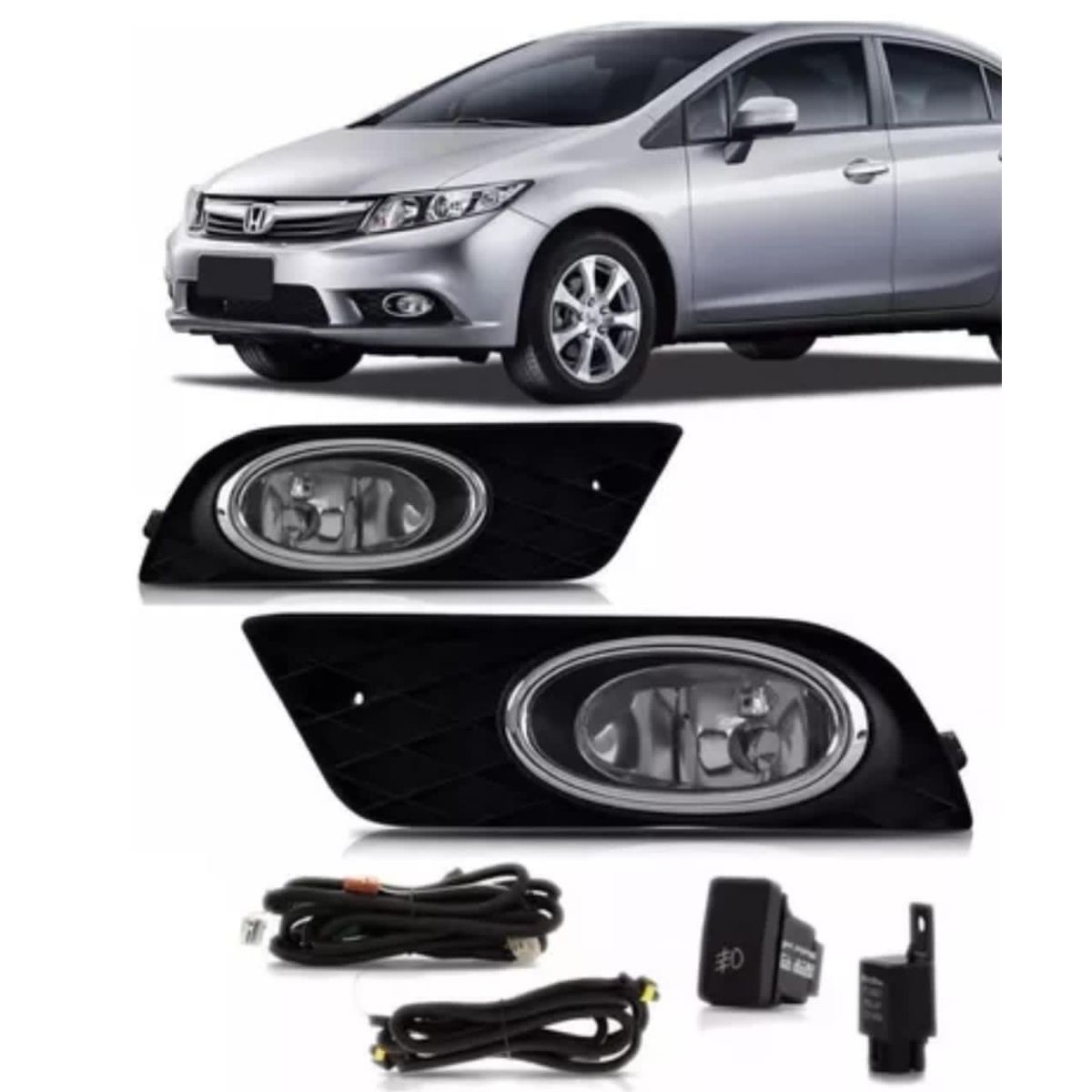 GENERICO - FAROS NEBLINEROS HONDA CIVIC 2013 2014 2015