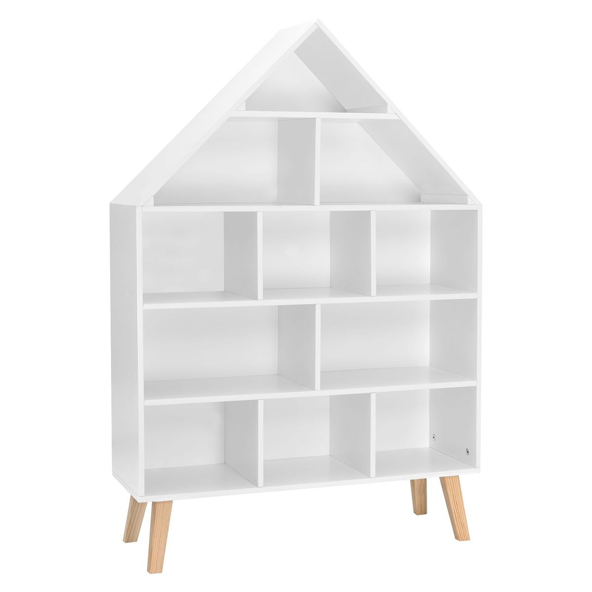 GENERICO - Librero Lucas Infantil de 5 niveles blanco