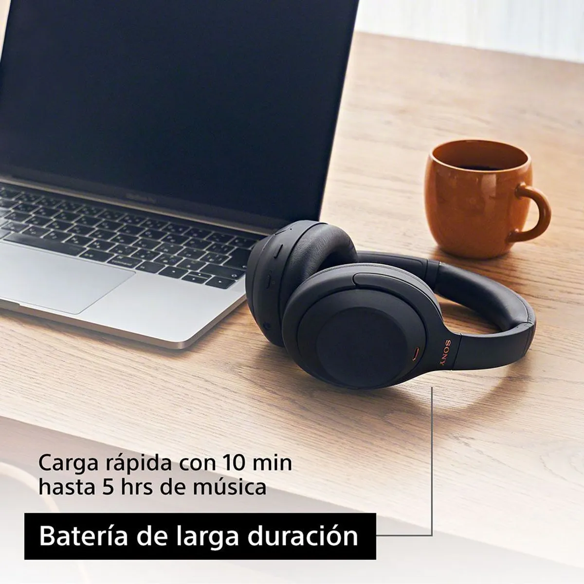 SONY - Sony Audífonos inalámbricos con noise cancelling WH-1000XM4 Negro