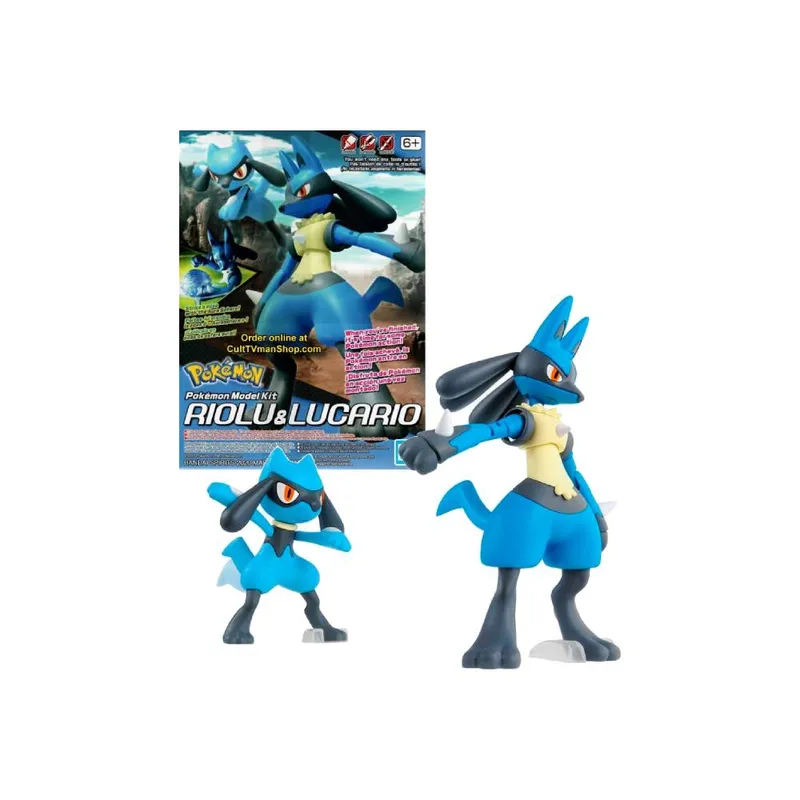 POKEMON - Bandai Spirits Model Kit Pokemon Riolu Lucario
