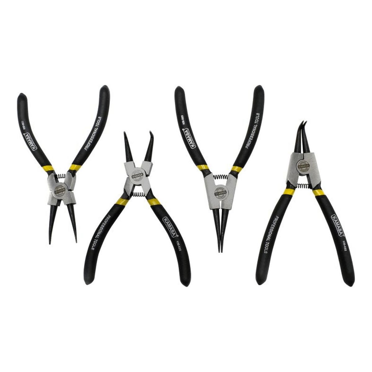 KAMASA - Juego Alicate Sacaseguro 4Pcs Kamasa KM085