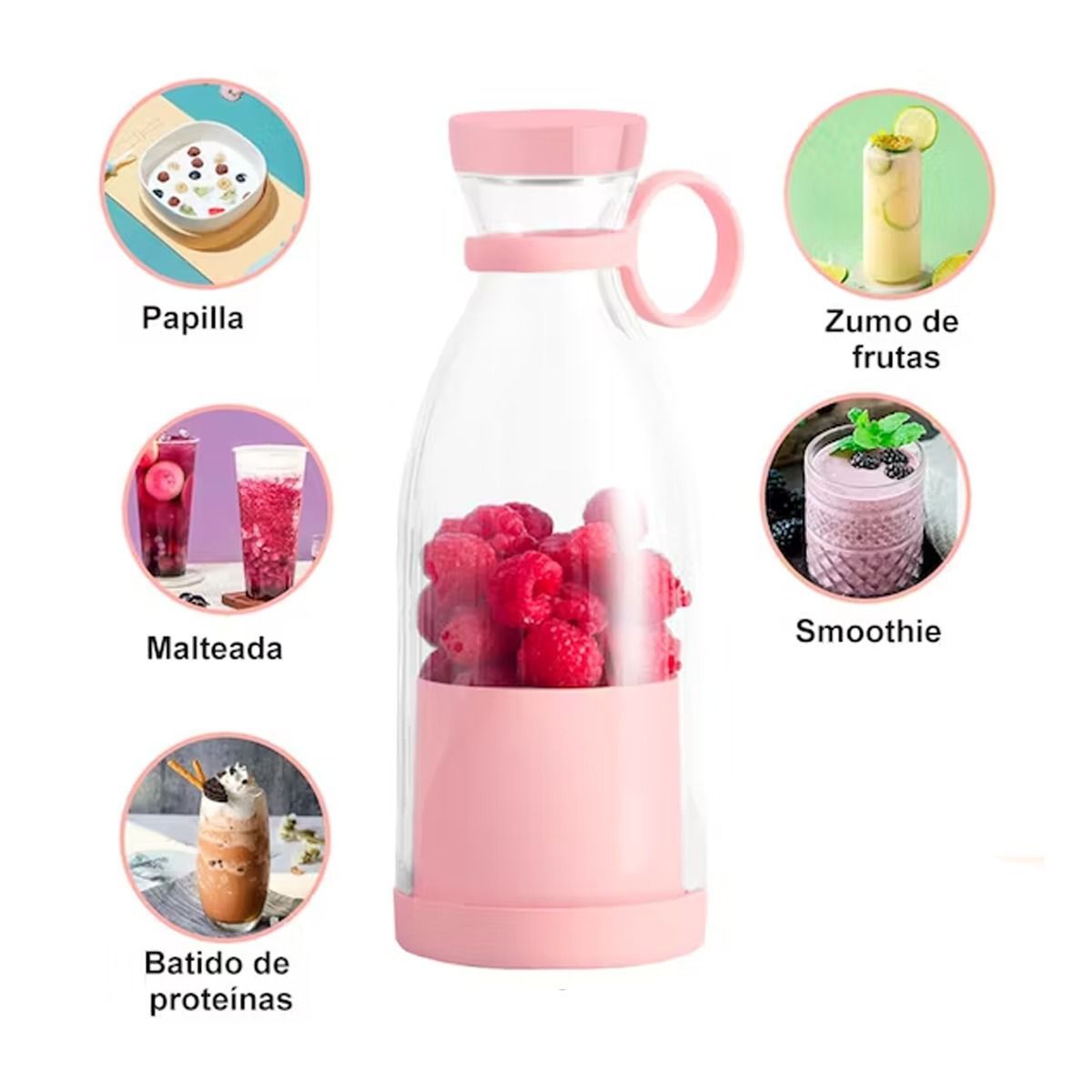 GENERICO - Licuadora Portátil Recargable