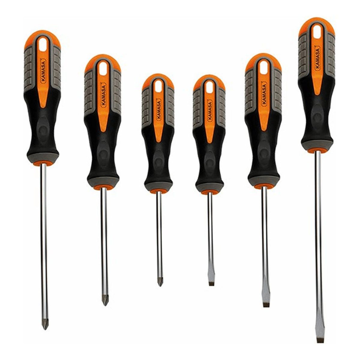 KAMASA - Juego Destornillador 6Pcs Nar/Pl Kamasa KM945