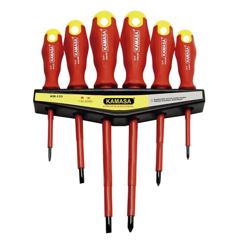 KAMASA - Juego Destornilladores 6Pcs Kamasa KM133