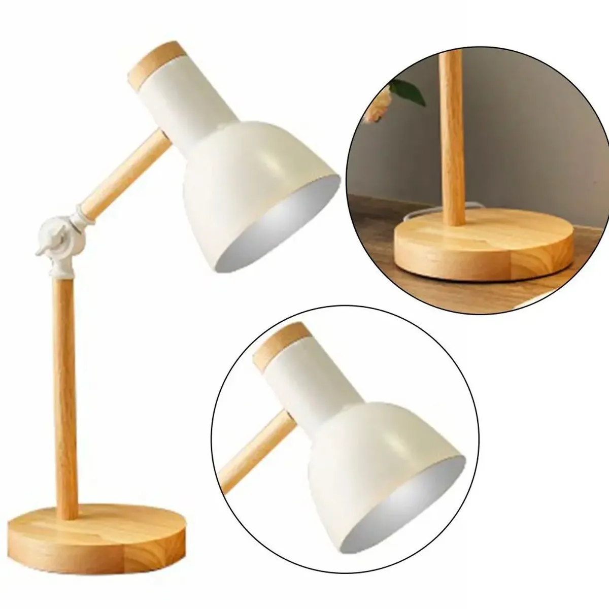 SEISA - Lámparas de mesa y escritorio Oficina  Con Brazo Ajustable Regulable