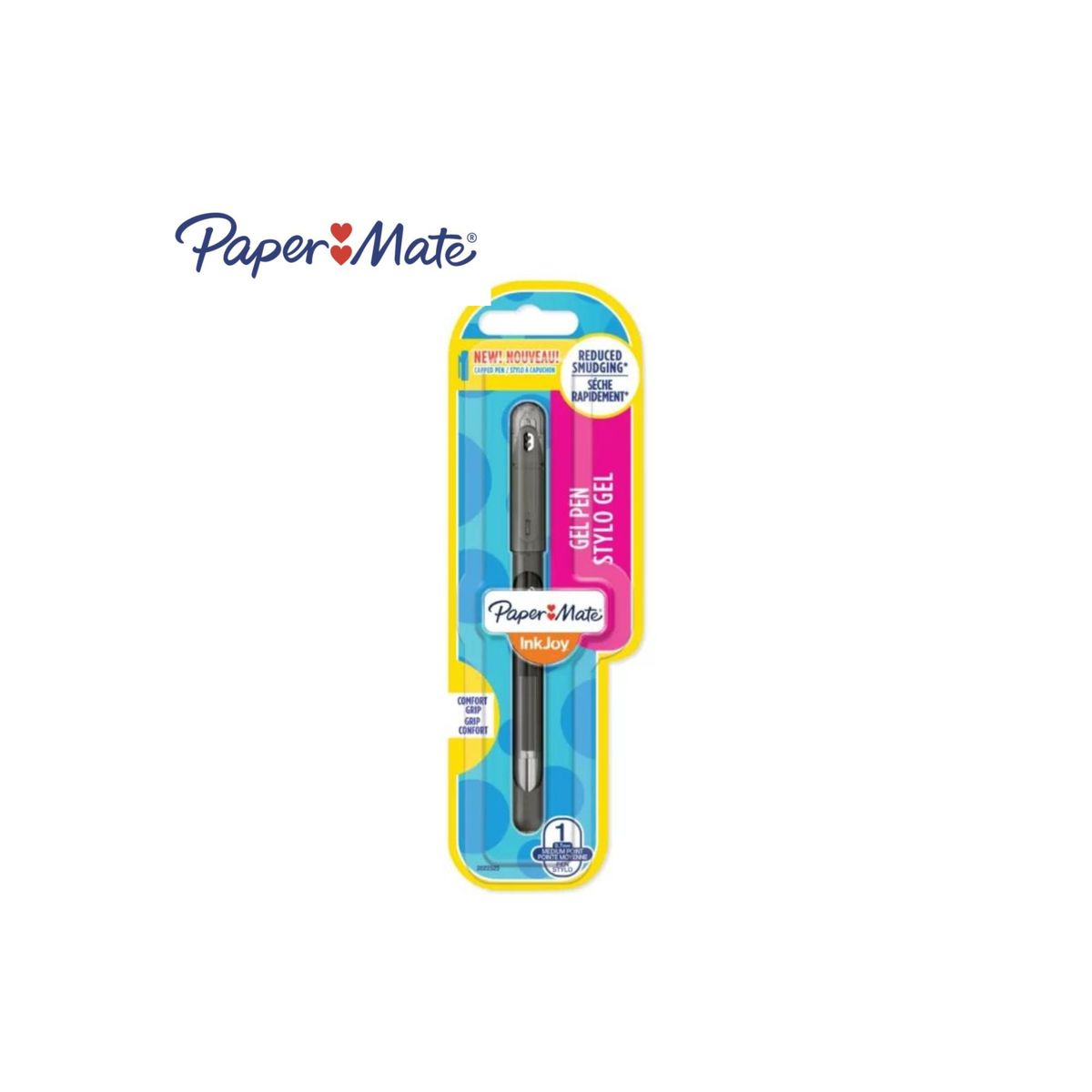 PAPER MATE - Boligrafo Paper Mate Inkjoy Gel Punta Fina 07mm Negro x1