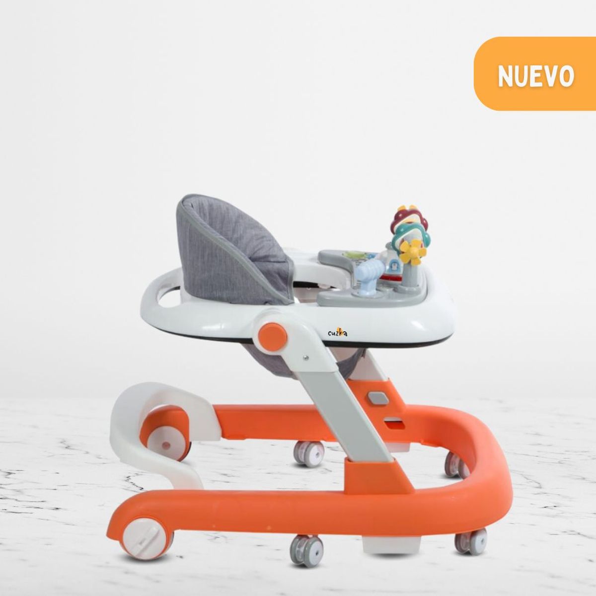 EBABY - Andador Caminador Interactiva para Bebés «FUNNY» Orange