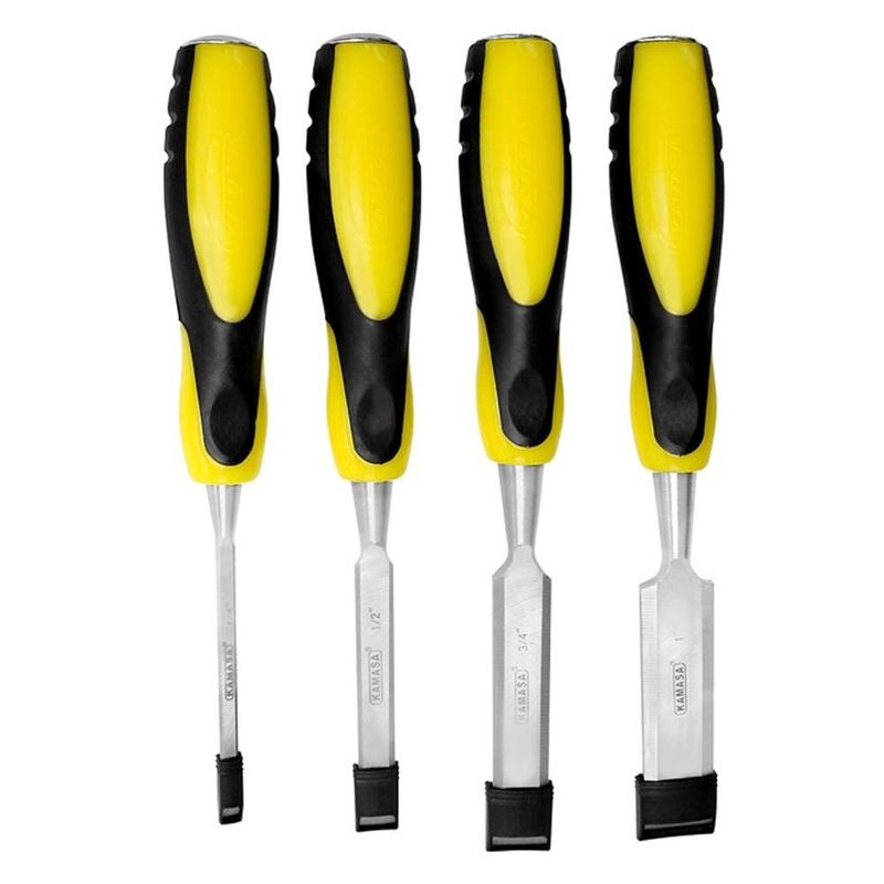 KAMASA - Juego Formones AmNeg 14-1 4Pcs Kamasa KM439